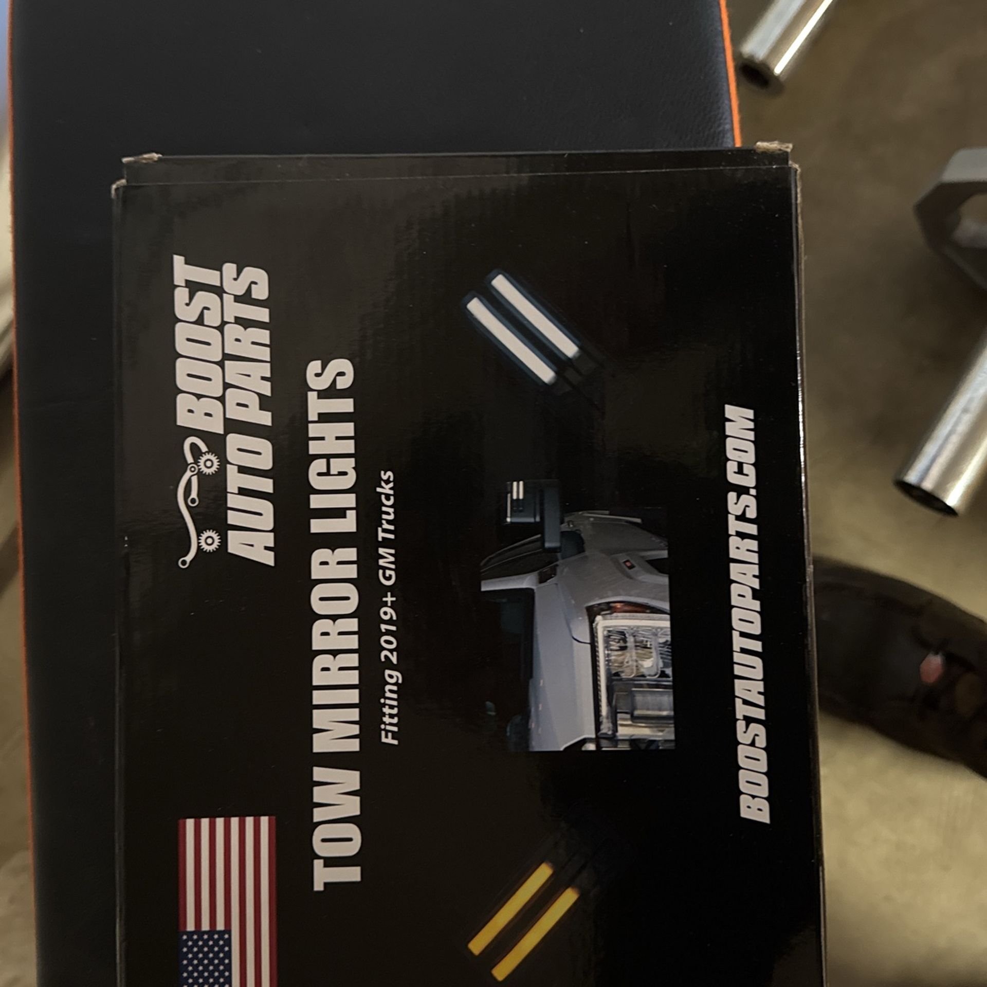 Tow Mirror Light Stock GMC