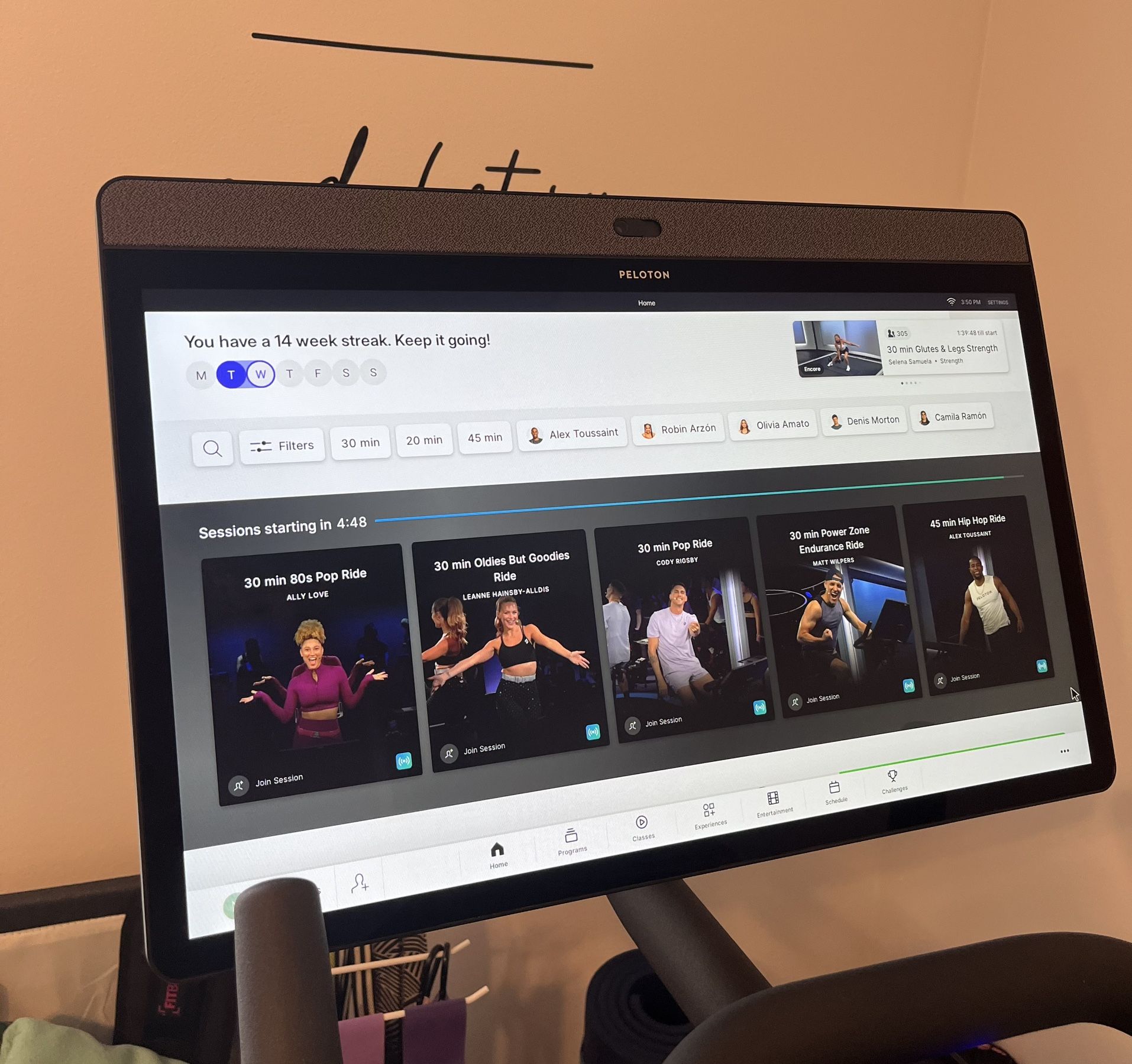 Peloton Bike Plus Screen Monitor (FOR PARTS)