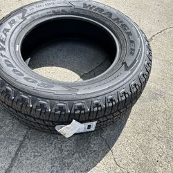 (1) ONLY ONE TIRE GOODYEAR 265/65/18 100% 265/65r18