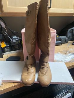 Shiekh Brown Knee-High Boots Size 8