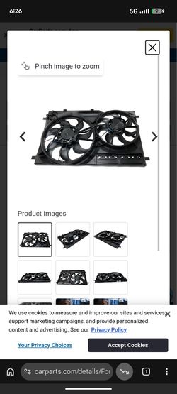 2016 Ford Transit  Radiator Cooling Fan