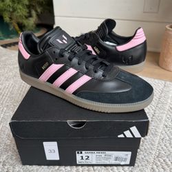Adidas Samba Messi Black Pink Gum – Men’s Size 12 – New in Box