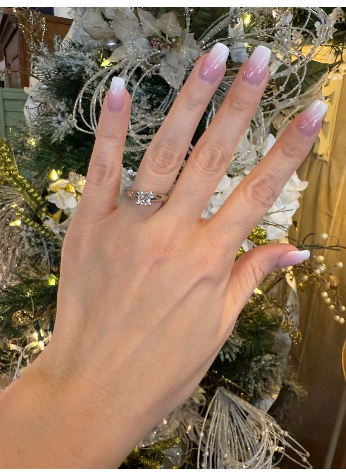 14K Gold Engagement Wedding Ring With Natural 1ct Solitaire Diamond