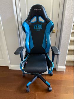 DXRACER Zero Series Black and Blue High Back Gaming Chair
