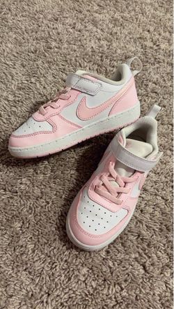 Nike Kids Low-Top Sneakers Pink and White