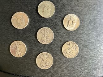 Half dollar silver coins