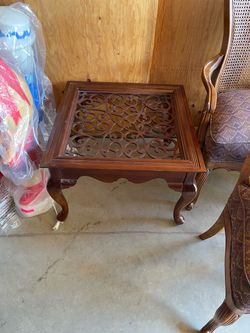 Small ornate coffee table