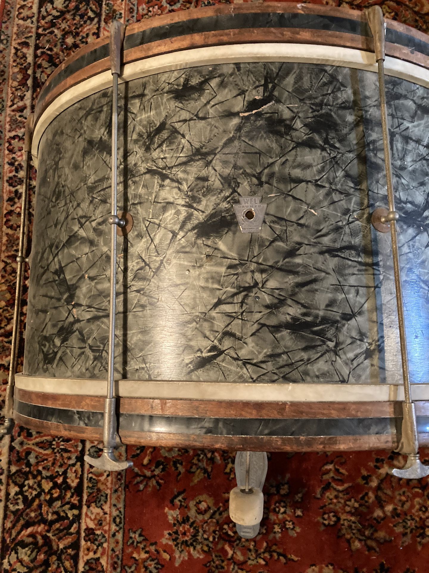 Beautiful Very Rare Early 1940S Wfl Ludwig Drum Set