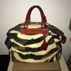Large Dooney and Bourke Zebra 🦓 Purse, all Leather 