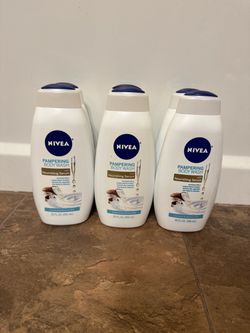 Nivea Pampering Body Wash Coconut & Almond Milk 20 oz - 6 Pack