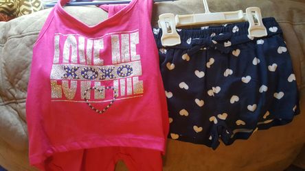 Brand new 2 piece short and halter.top size 5