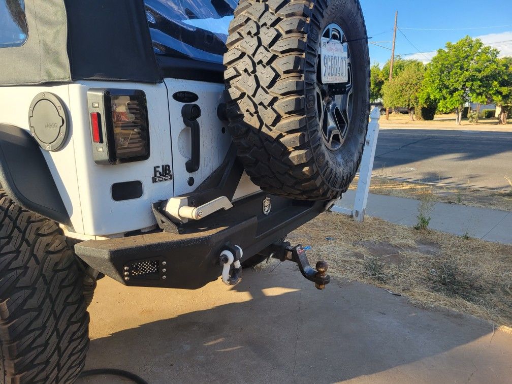 Degan 38 Jeep Jk Rear Bumper And Swing Arm