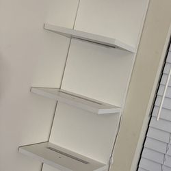 5 Tier Wall Shelf  with Led remote Control Light