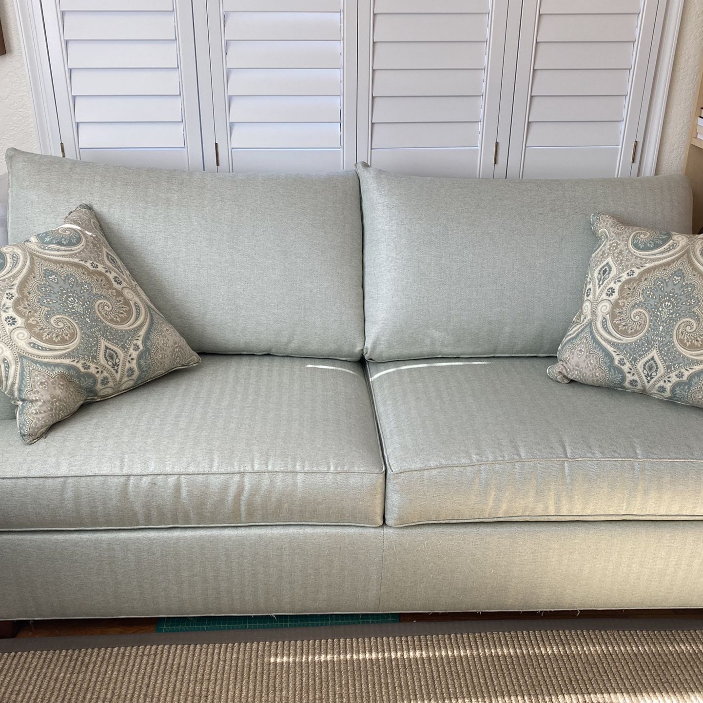 Ethan Allen Couch Sofabed Sleeper Sofa With Inflatable Mattress