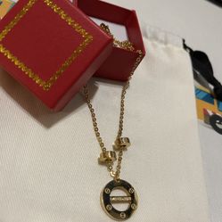 Gold necklace