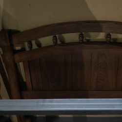 Twin Size Head Board Plus Frame 
