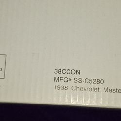 Vintage Diecast Car 1/32 Blue 1938 Chevrolet Master Convertible Cabriolet