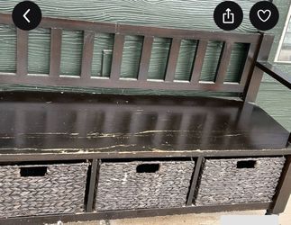 Bench with storage