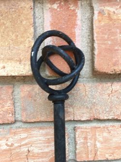 6.5 Ft Wrought Iron Curtain Rod