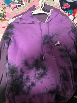 Champion purple galaxy hoodie size men’s large