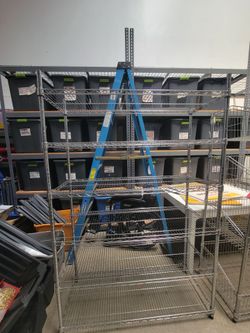 6 tier warehouse shelving unit