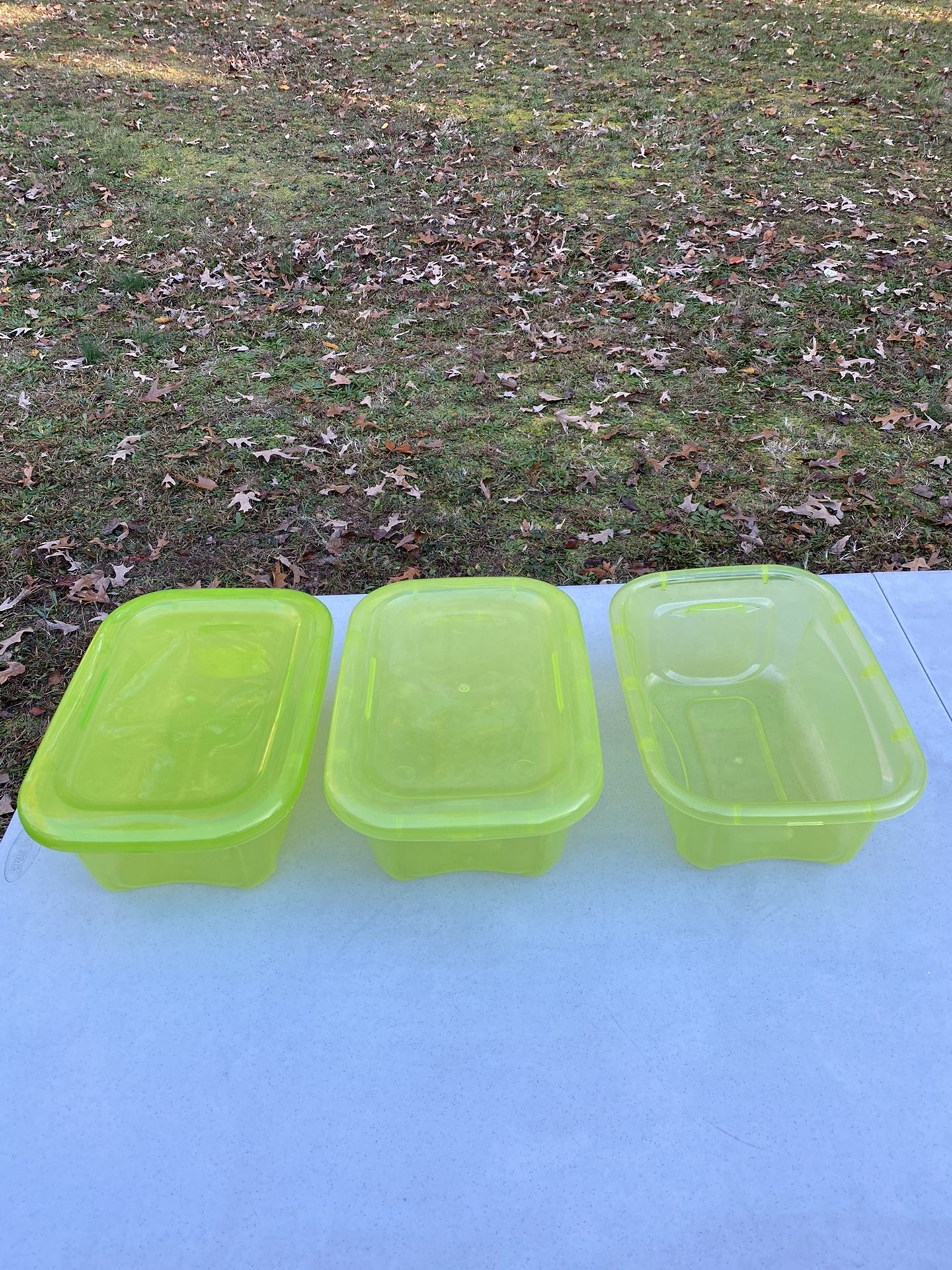 4 Bella 6-Quart Lime Storage Containers