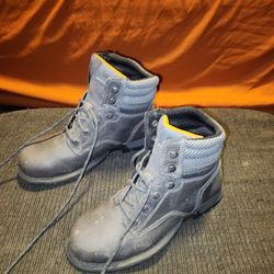 Women Caterpillar Steel Toe Boots 