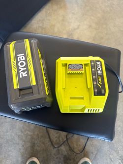 Ryobi 40V HP Brushless 20” Lawn Mower Includes 6.0Ah Battery, Charger & Grass Bag Works Great $250