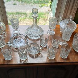 Vintage Etched Crystal