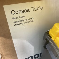 Console Table Black 