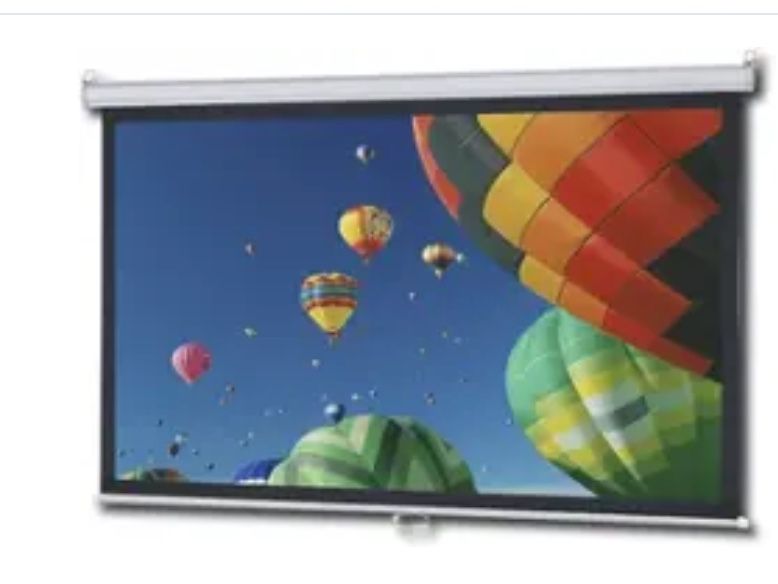 Projecta - Model B 94 Inch Pull-Down Screen - Silver