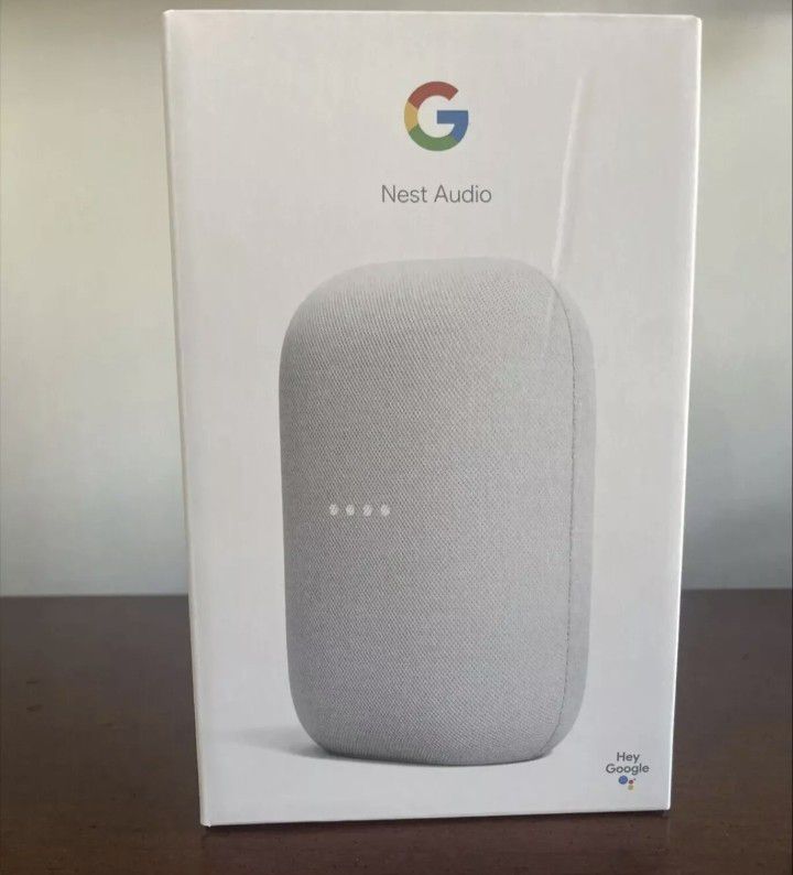 New Google Nest Audio Smart Speaker  With Google Assistant - Chalk