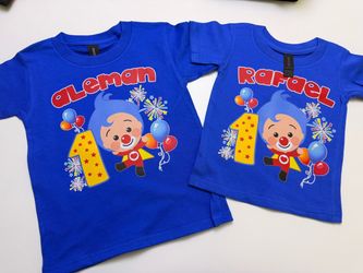 Playeras de plim plim para fiestas