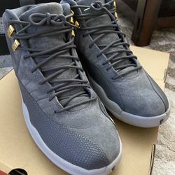 Men’s Air Jordan 12 “Wolf Grey” Size 10.5