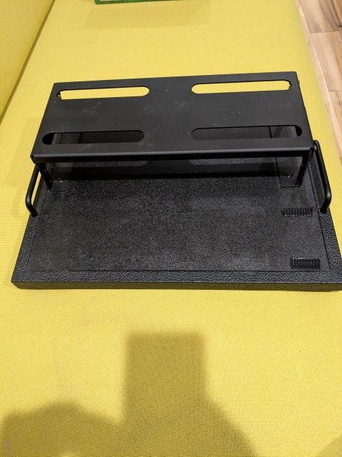 Tiered Pedalboard With Hinged Top And Carrying Bag