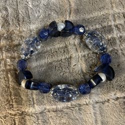 Darling Navy Stretch Bracelet 