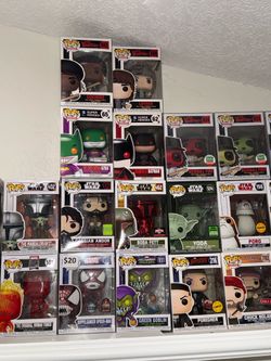 Funko Pop Collection Lot of 30+ Rare Chase, Exclusives, Star Wars, Marvel, Halo, The Warriors