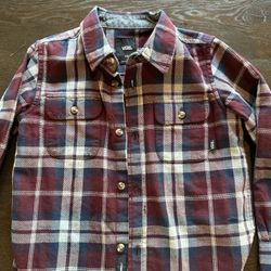 Boys Vans button down Long Sleeve - Size 4