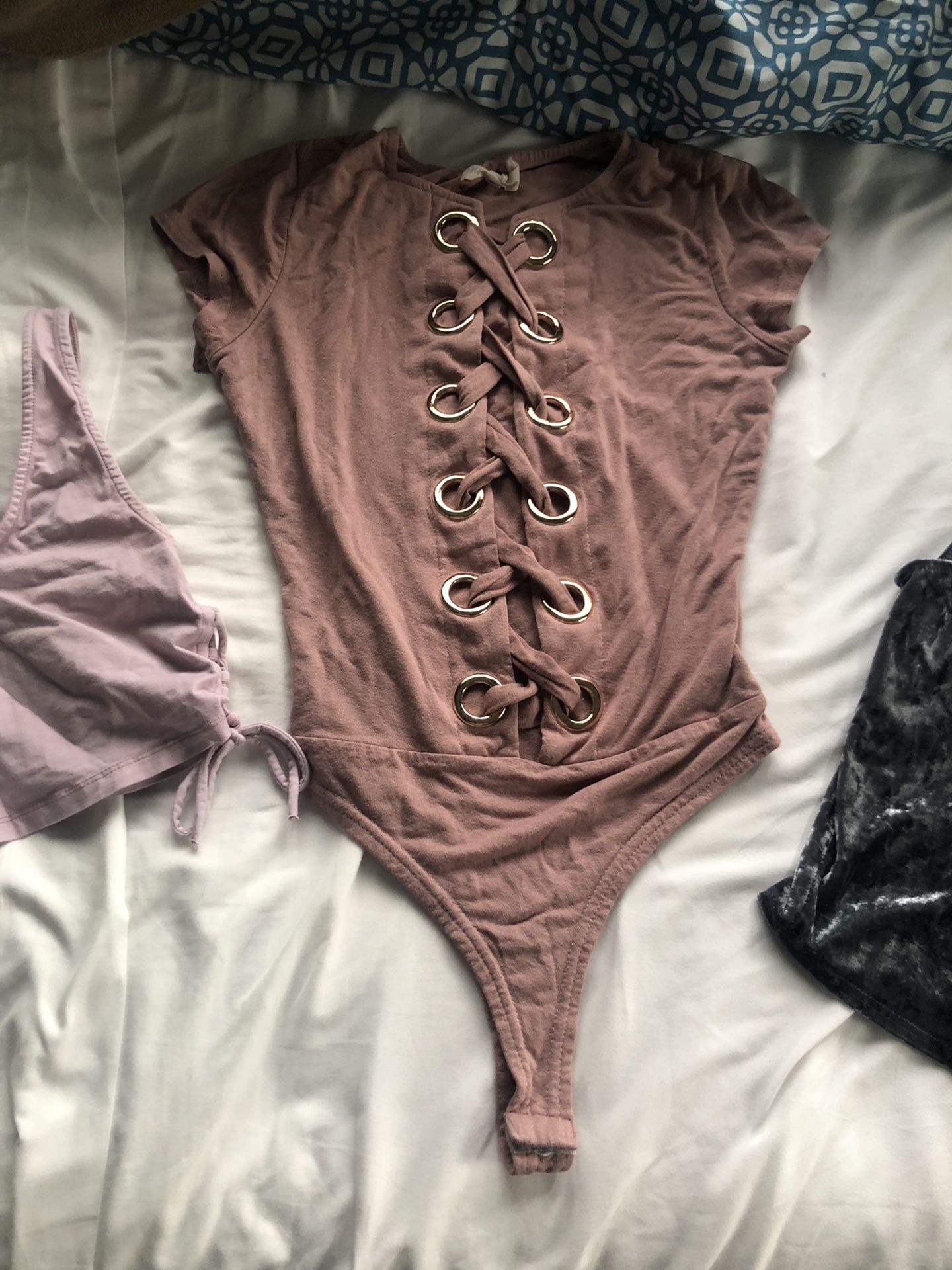 Crop tops and leotards