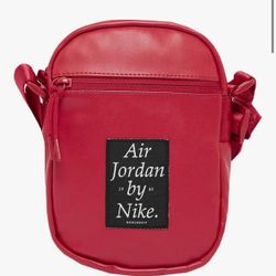 Nike Air Jordan  red crossbody super cute 