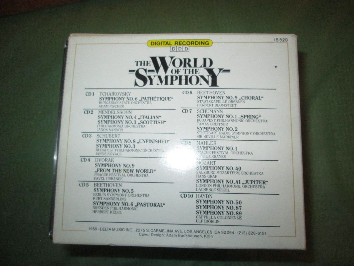 "The World Of The Symphony" 10-CD Set