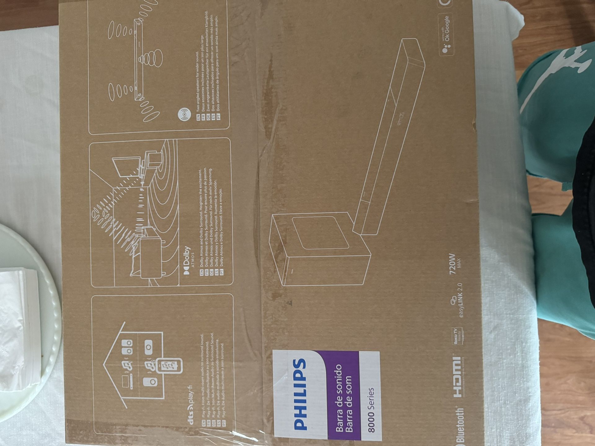 Phillips soundbar W/ Sub (Dolby Atmos) Half price