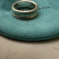 Tiffany Co .925 Silver Ring 1997 Vintage 