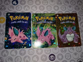 Nidoking Evolution Line Nintendo Prism Stickers (2000)