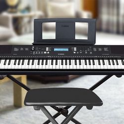 Yamaha PSR-EW310 Portable Digital Keyboard With Stand, Owners Manual Book, Headphone and Foot Pedal