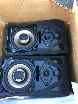 Bmw E36 rear deck speaker boxes w/ Polk speakers
