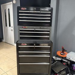 Craftsman 3 tier tool box with keys