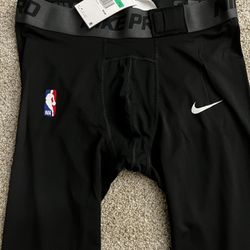 Nike Pro NBA Team Player Issue Basketball 3/4 Tights Pants Dri-FIT 