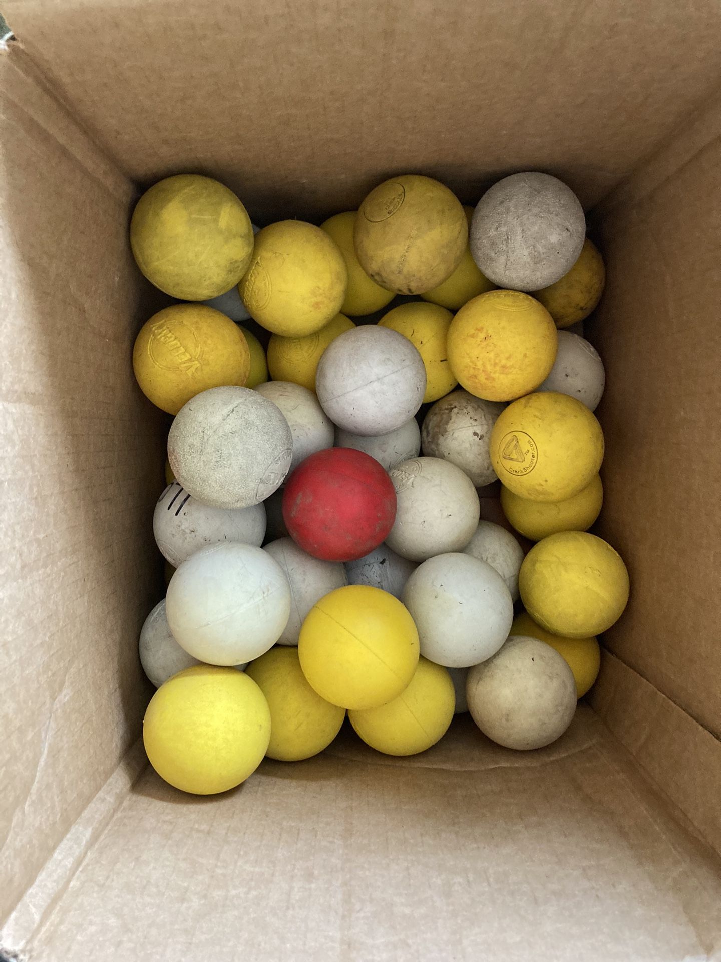 Baseballs, Lacrosse balls, Tennis balls, Softballs, Wiffle Balls