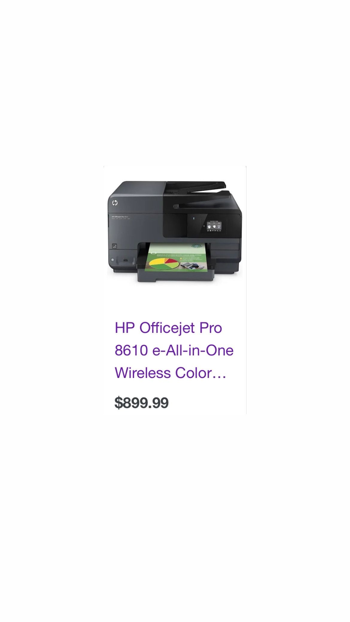 Used All-in-one Wireless Printer